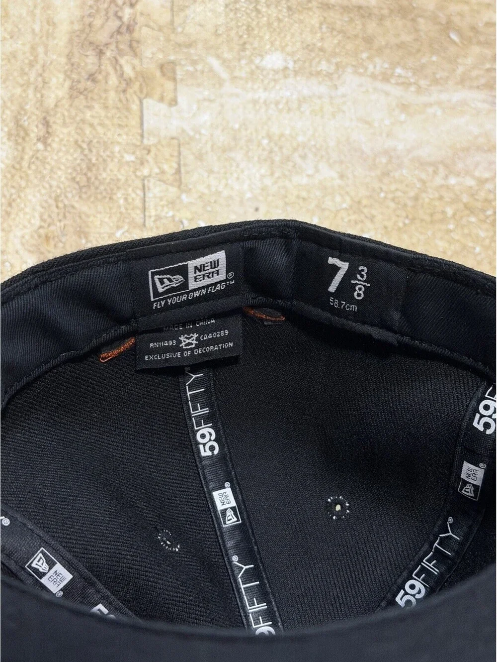 New Era University Texas Longhorns Hat Fitted 7 3/8 READ